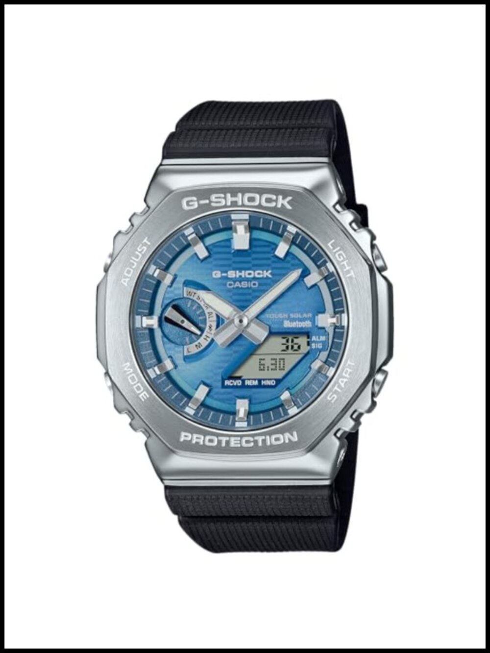 Casio G-Shock G-Steel 2100 Series Analog-Digital Watch with Resin Strap,